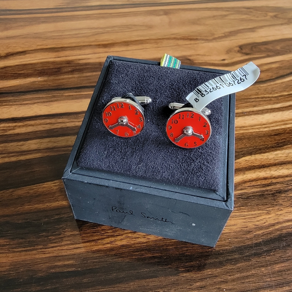 NEW Paul Smith Clock Cufflinks